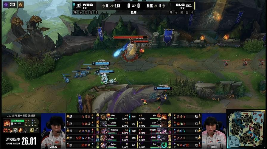 WBG下路强行越塔击杀JiaQi,但随后TES中野支援击杀WBG两人 WBG下路强行越塔击杀JiaQi,但随后TES中野支援击杀WBG两人